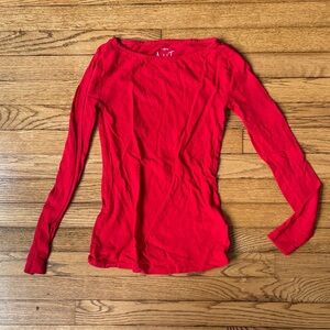 Women's Vibrant Red Blouse